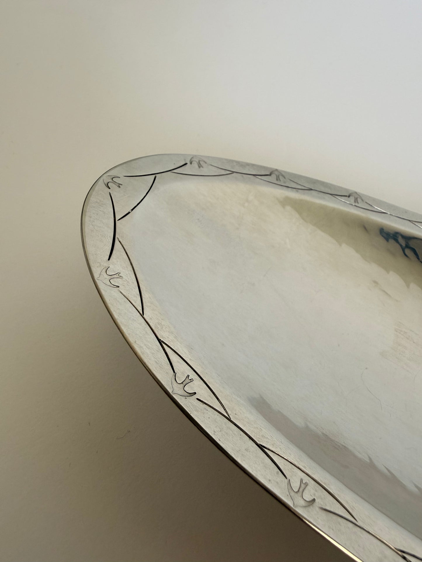 LRI Borrowdale hand beaten stainless steel dish