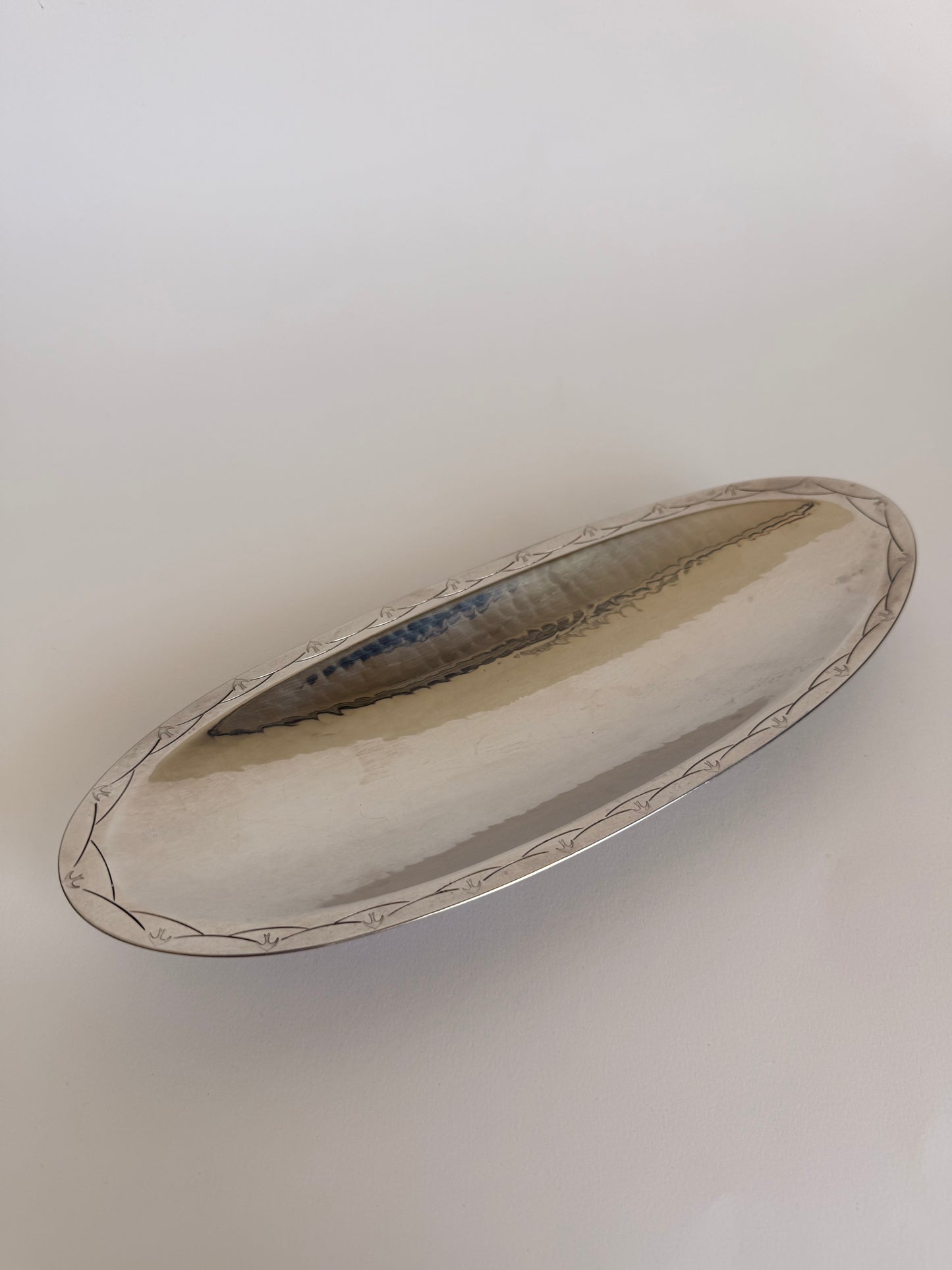 LRI Borrowdale hand beaten stainless steel dish