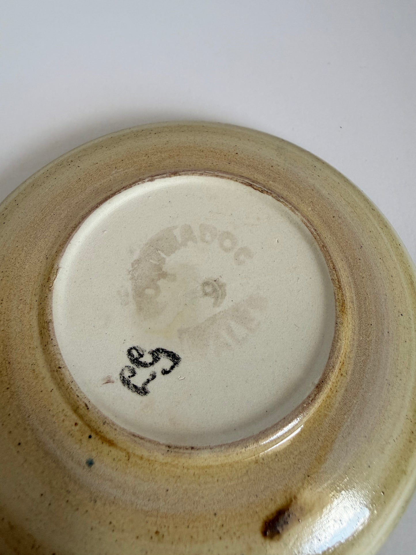 Porthmadog pottery floral dish