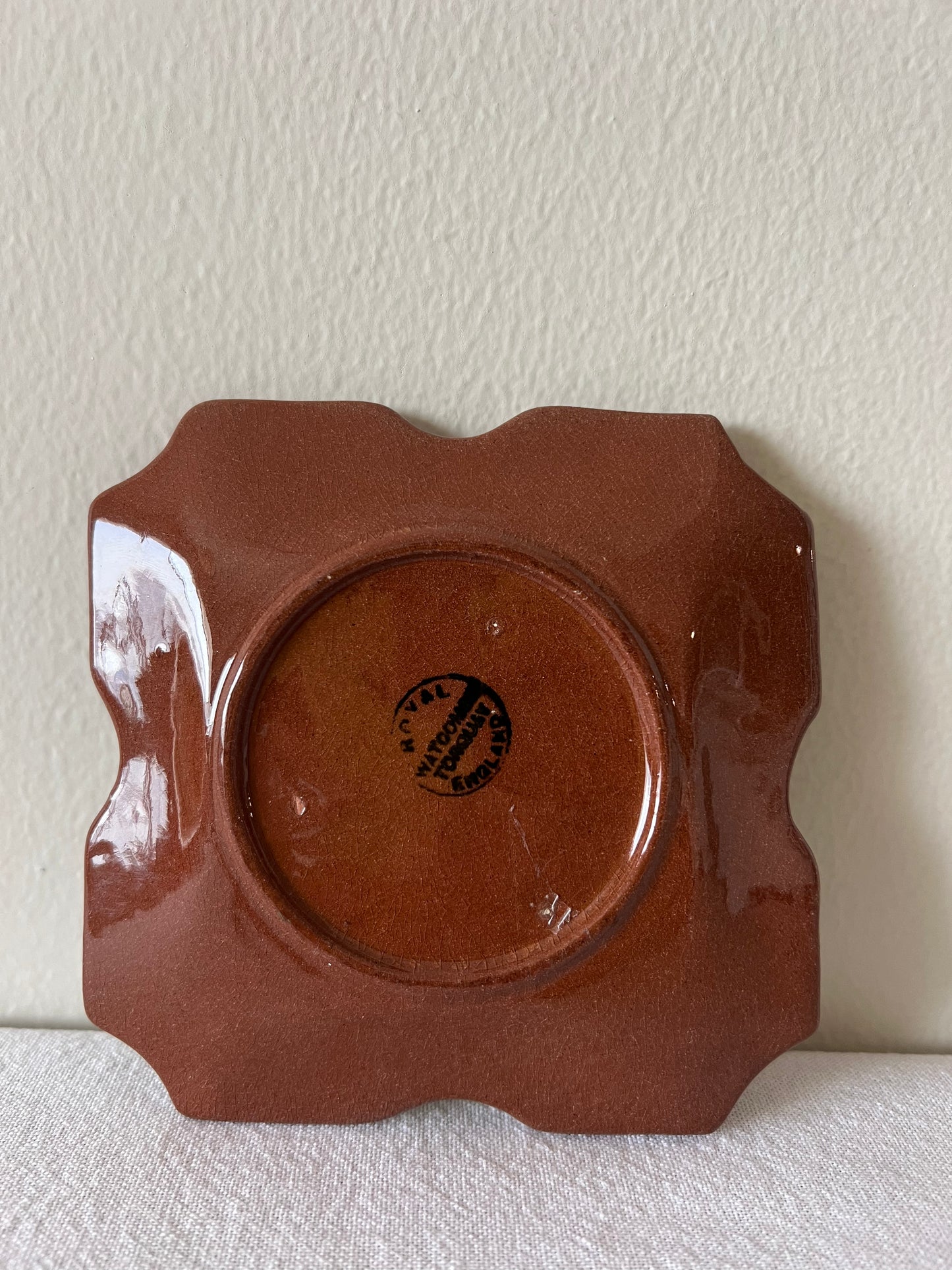 Watcombe pottery trinket tray