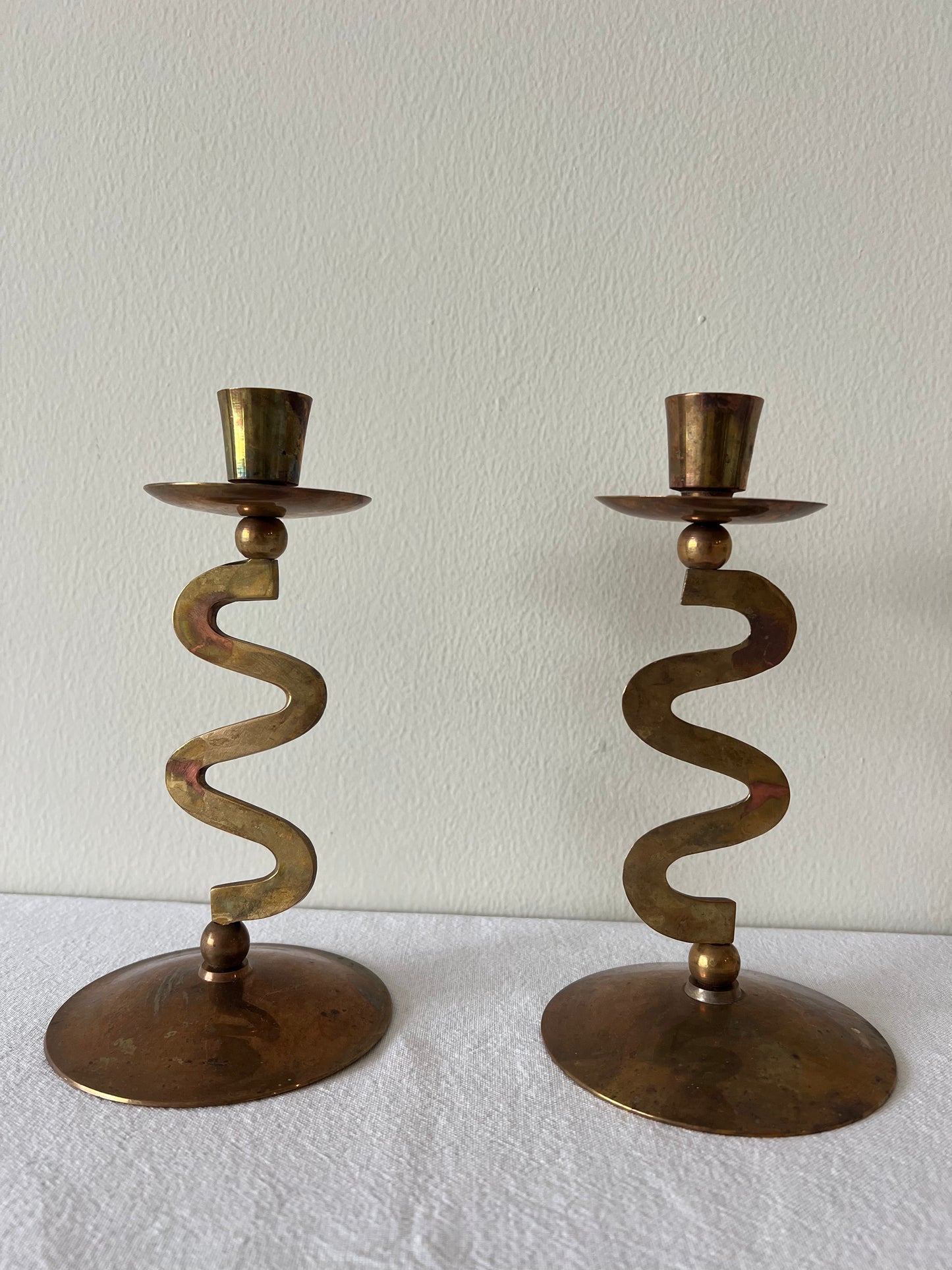 Brass candle stick holders