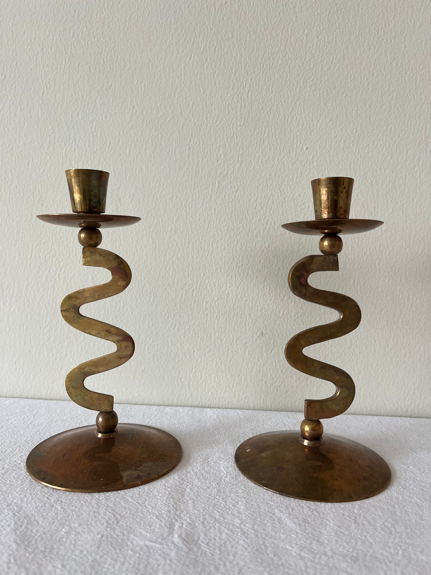 Brass candle stick holders