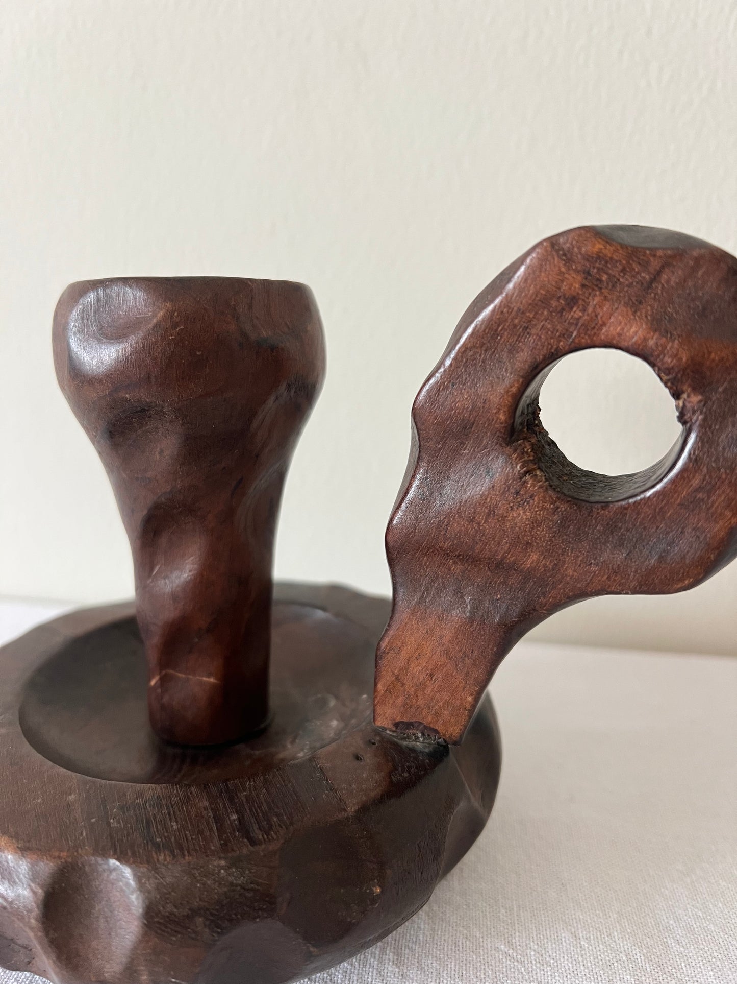 Spanish Pigot candle stick holder