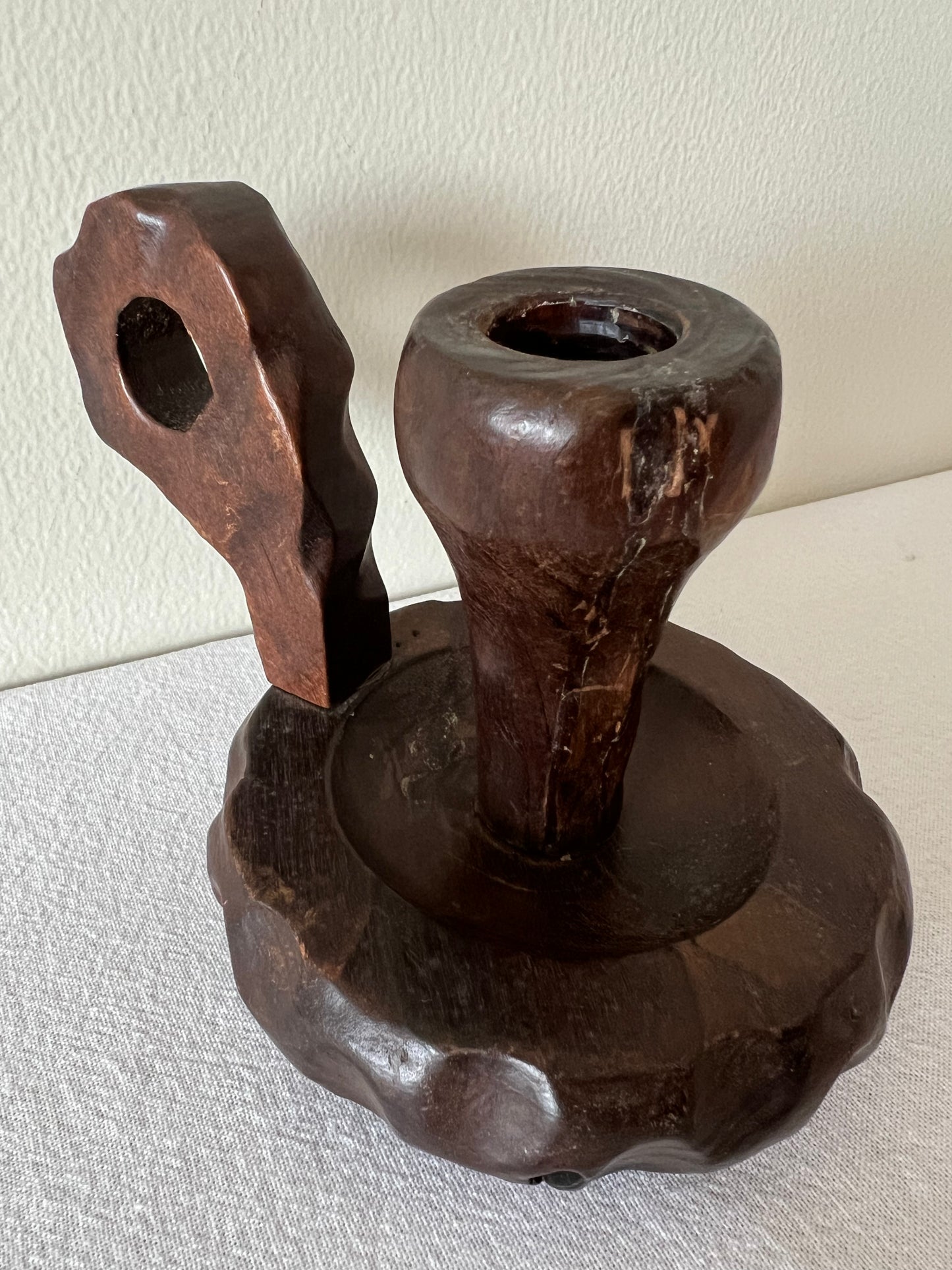 Spanish Pigot candle stick holder