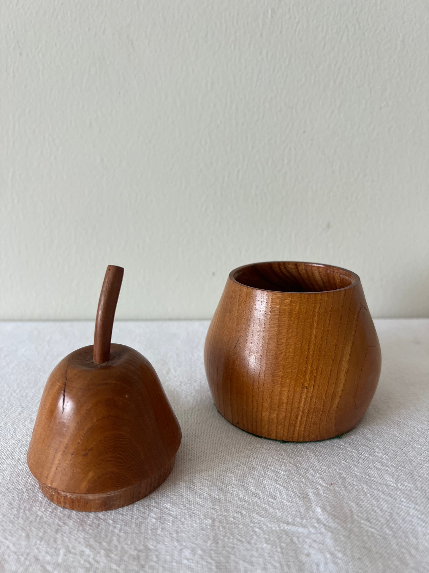 Wooden pear