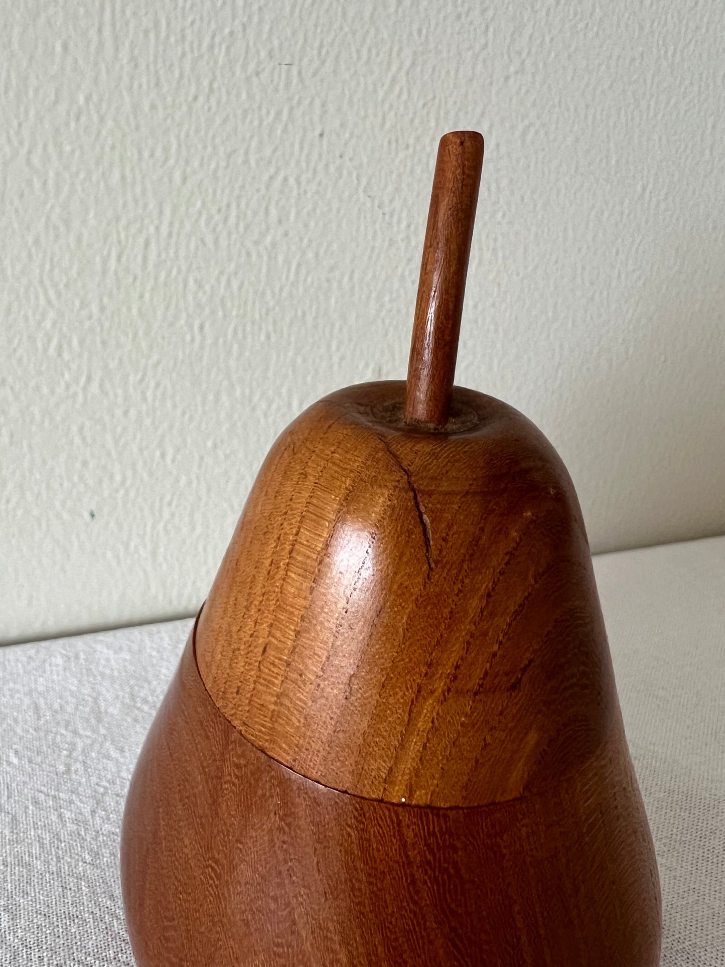 Wooden pear