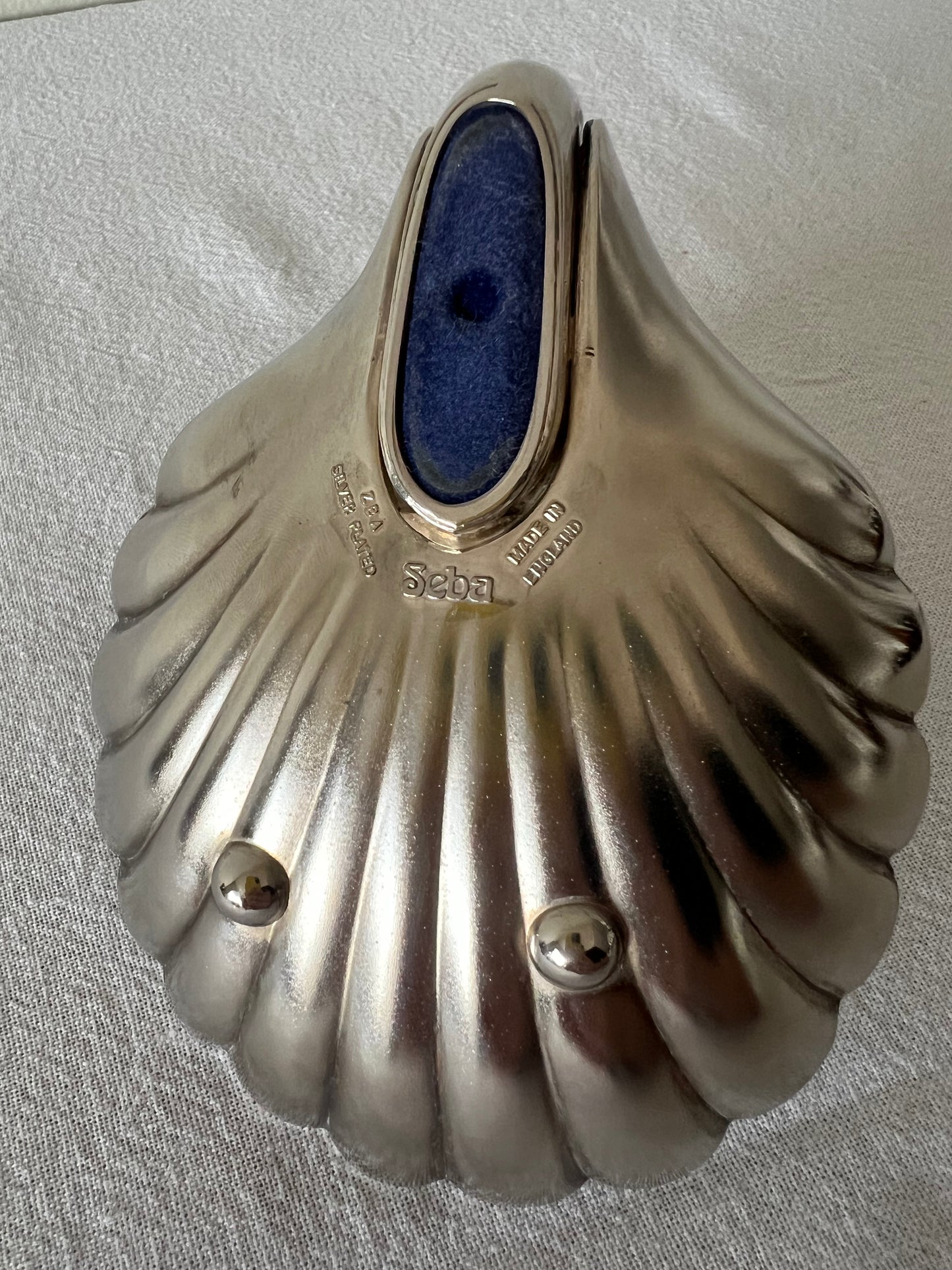 Silver plated Seba swan dish