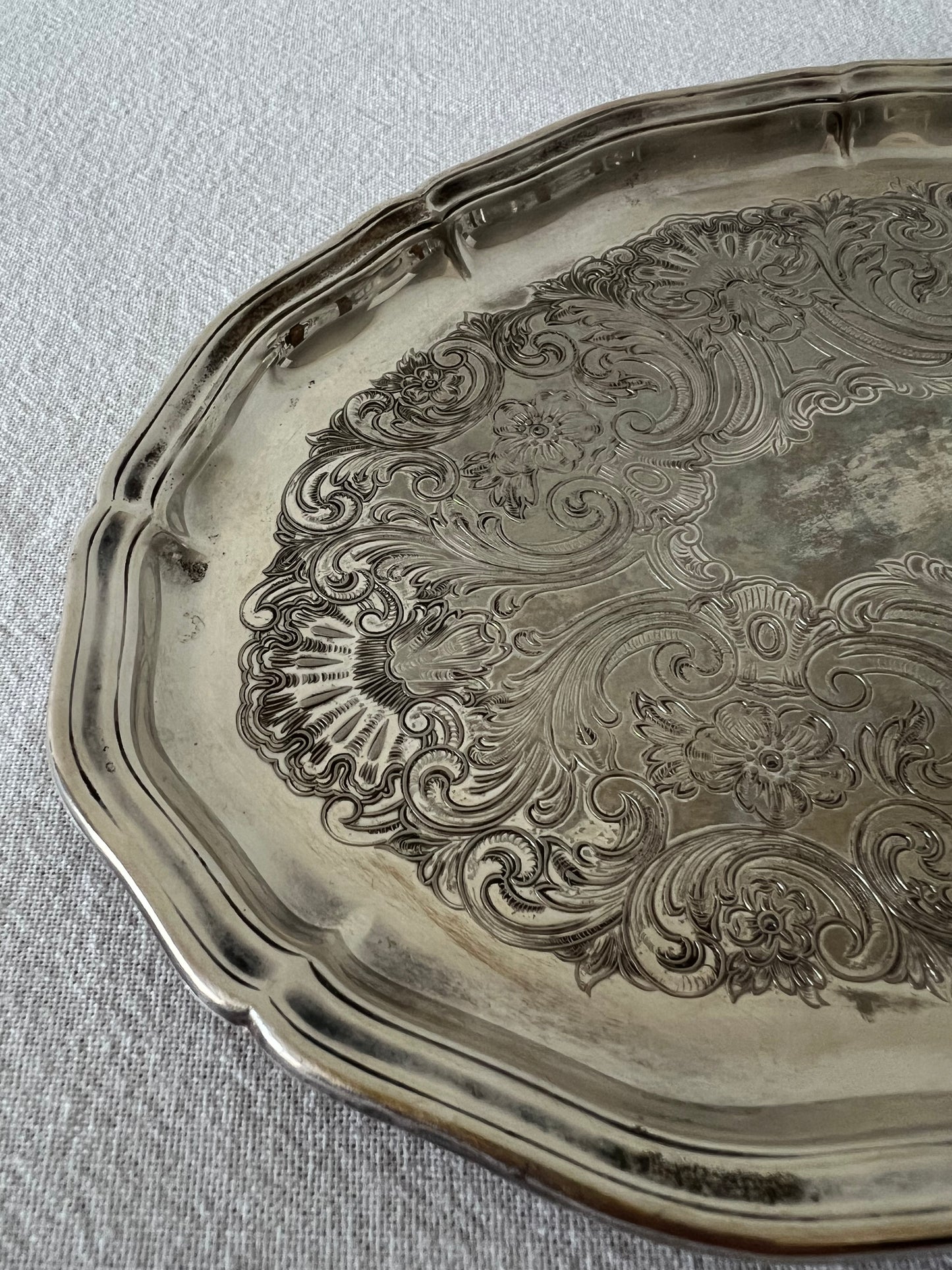 Silver plated tray
