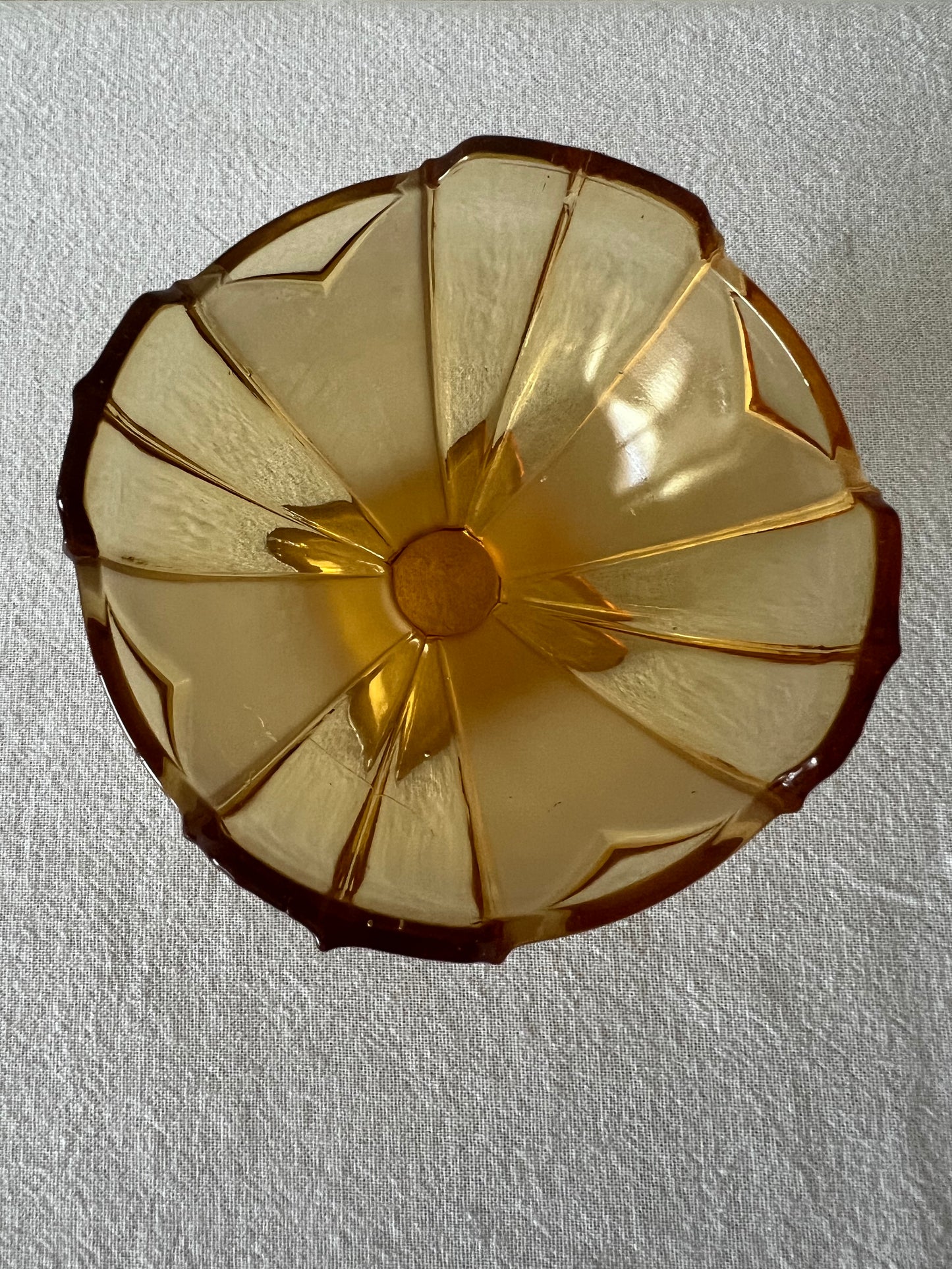 Glass dessert dishes