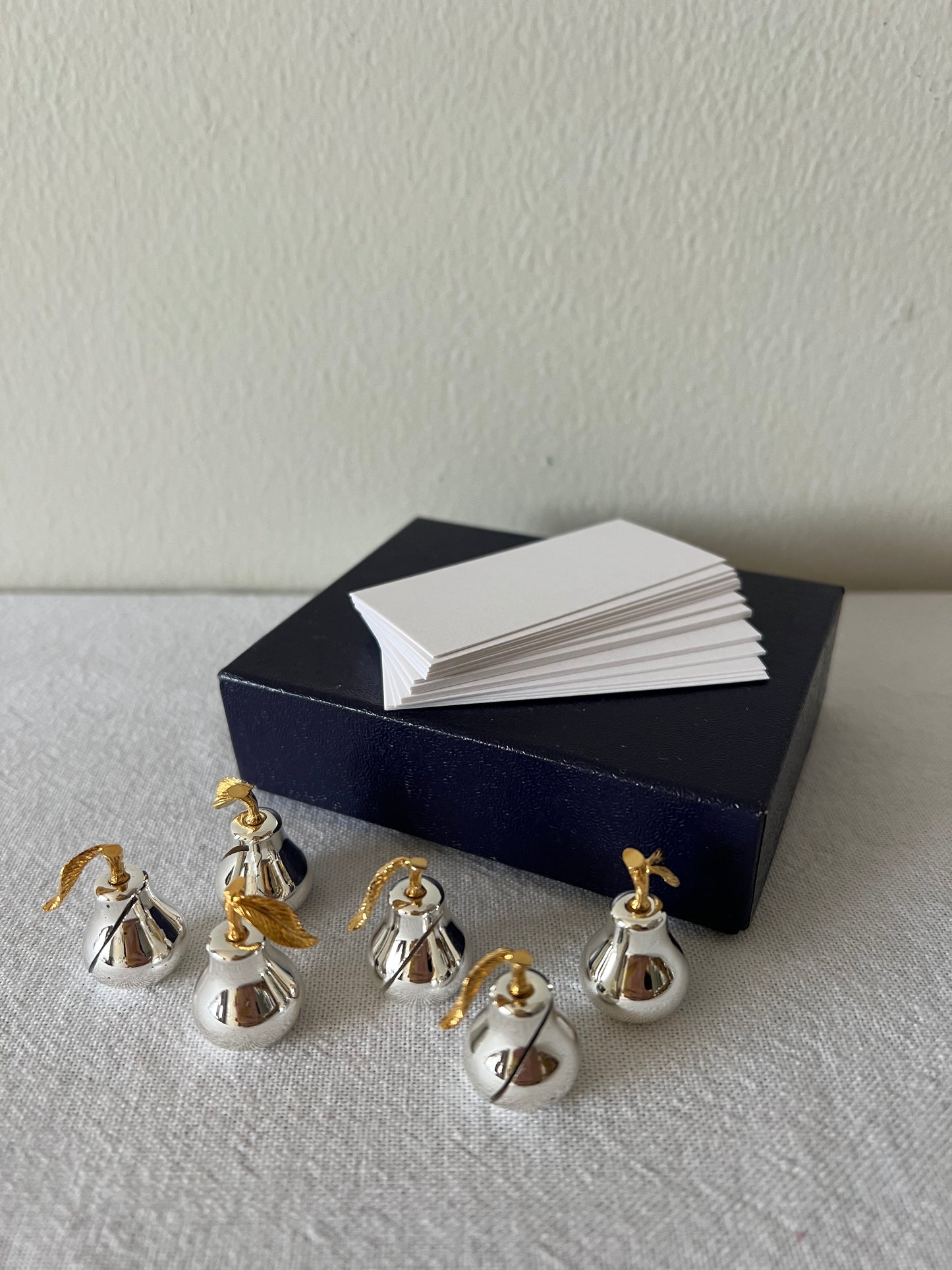 Pear name card holders