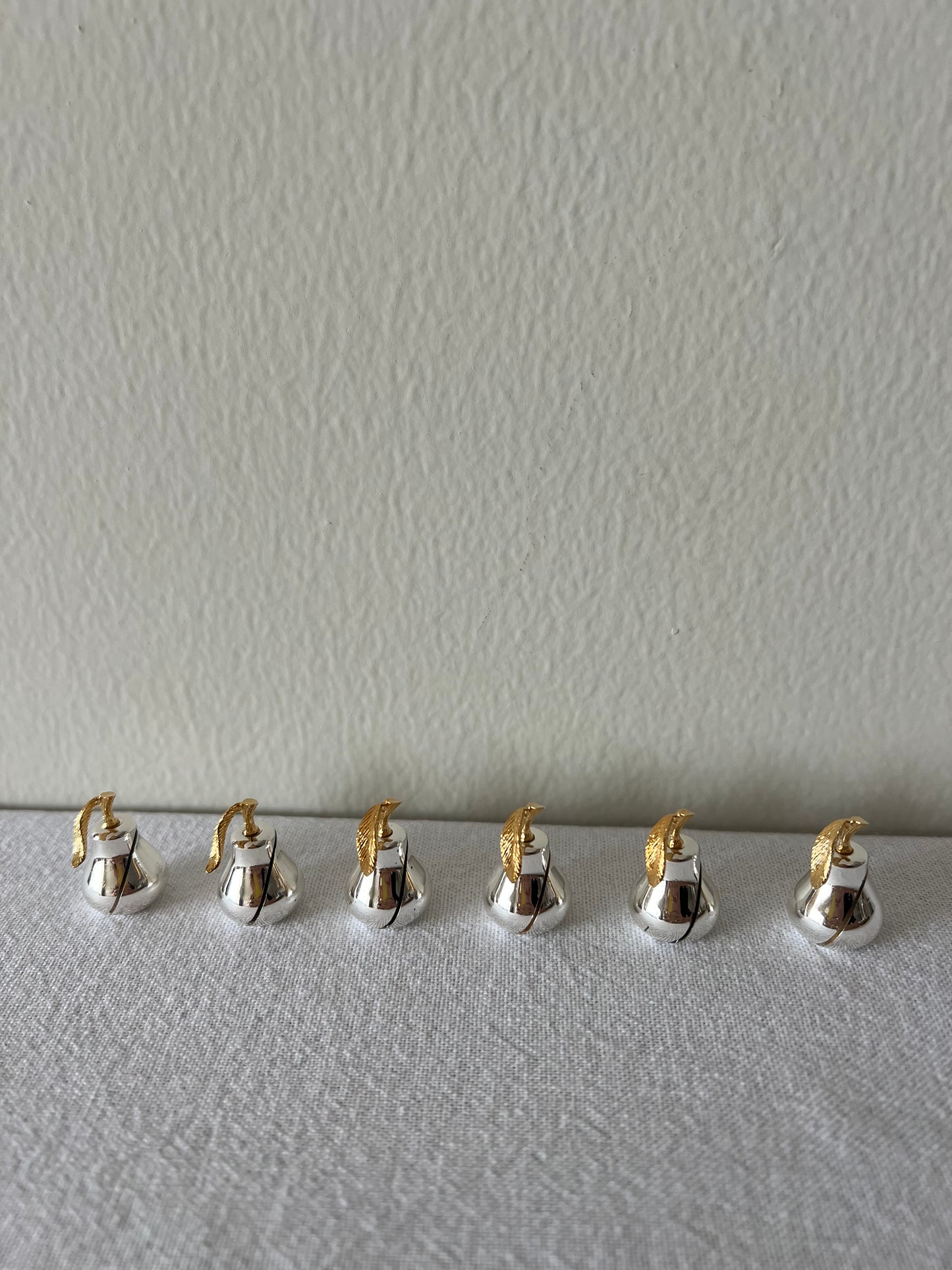 Pear name card holders