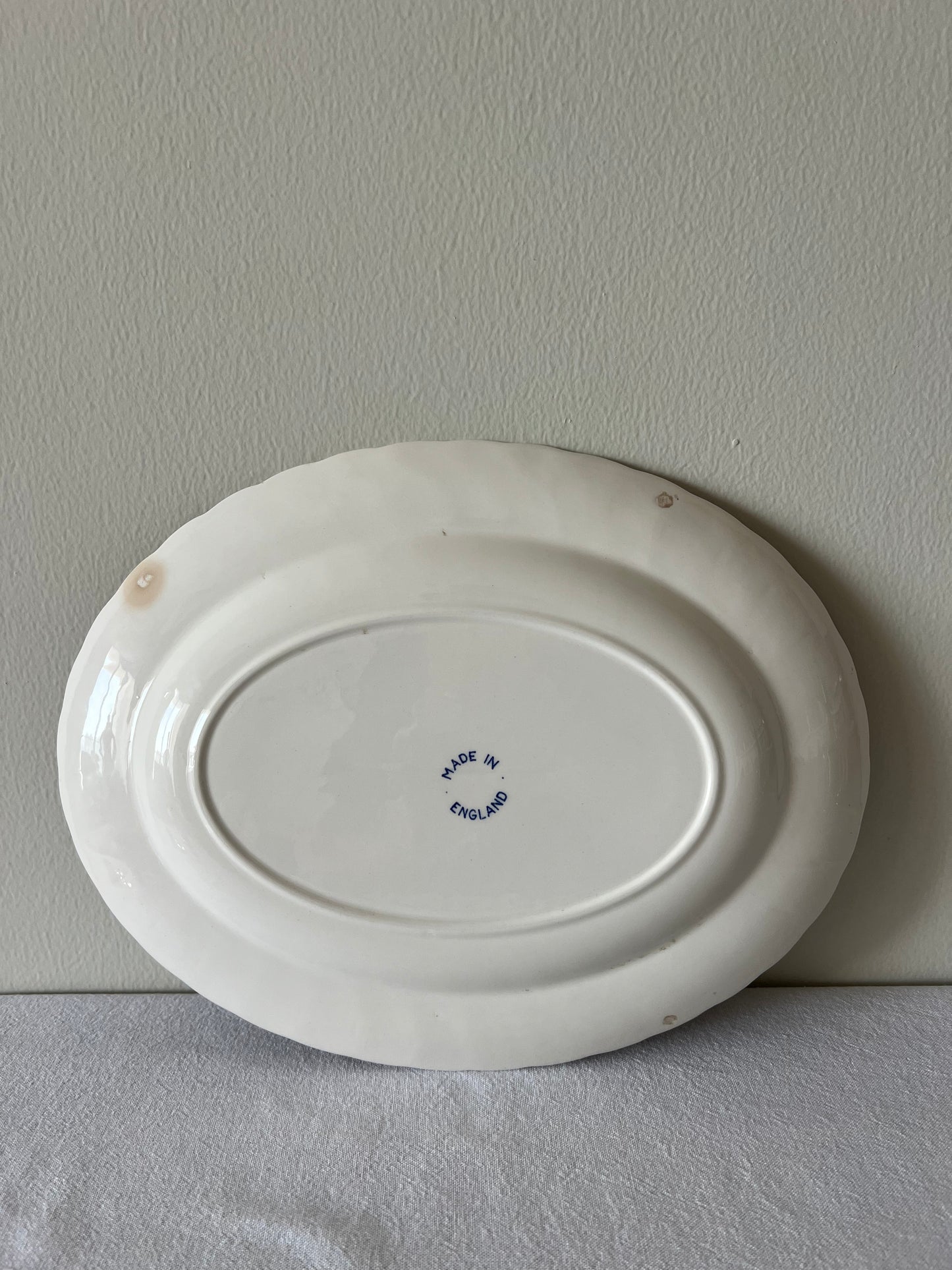 Floral serving dish